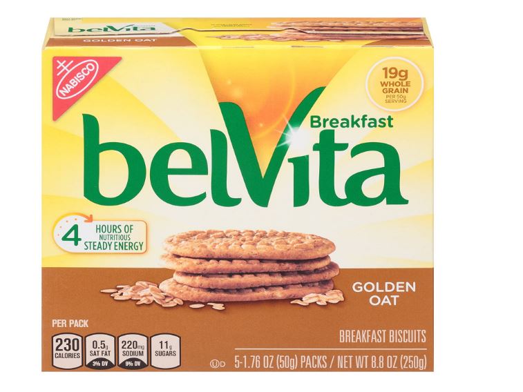 belvita breakfast biscuits nutrition