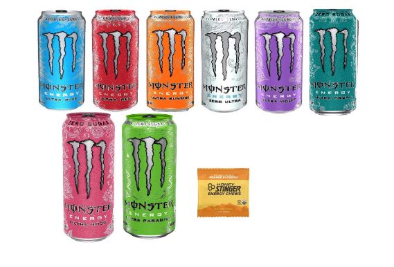 how much caffeine in monster zero ultra